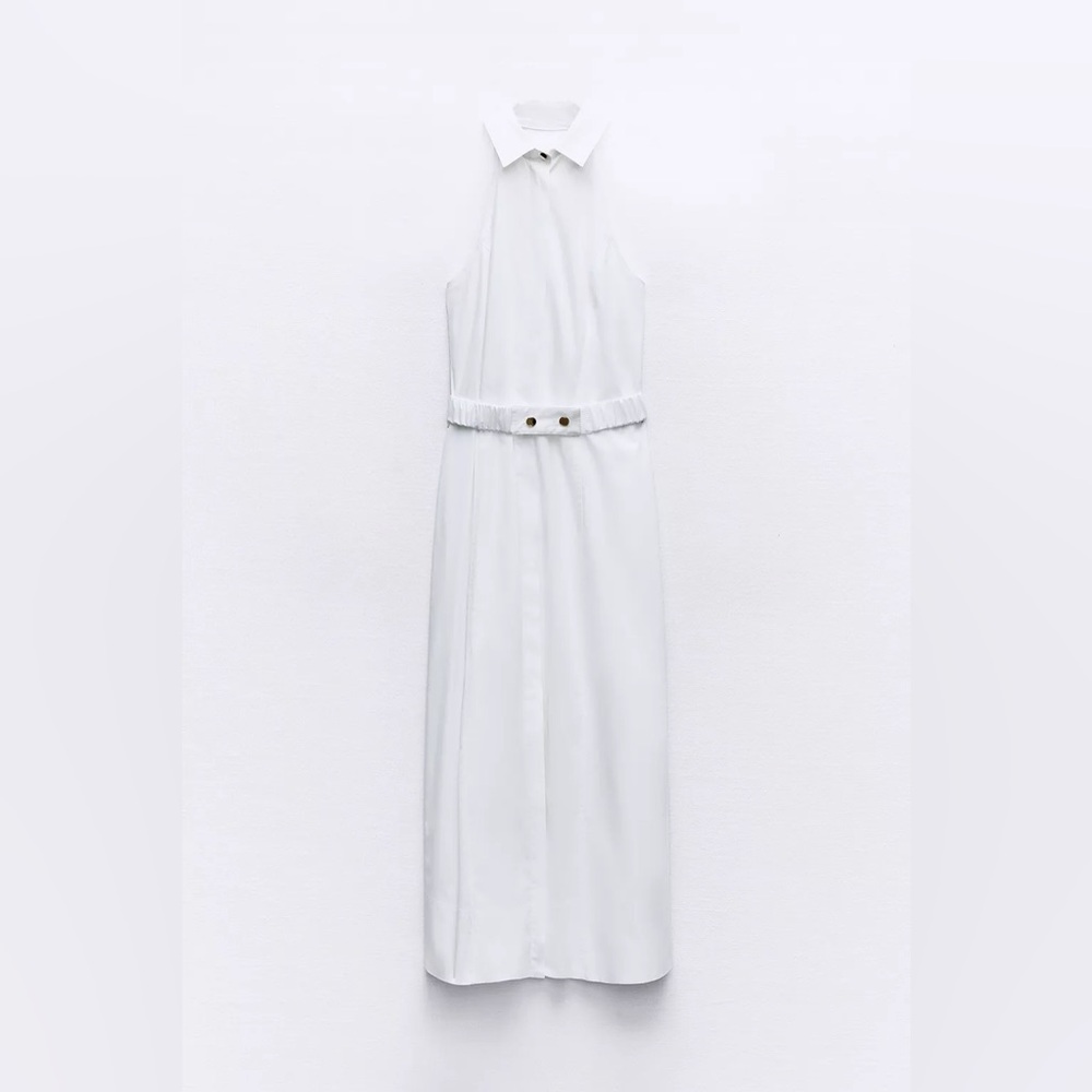 Zara White Maxi Dress